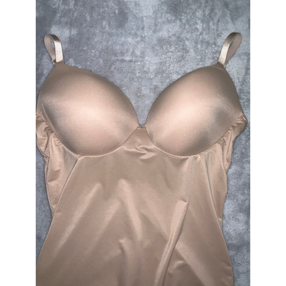 Women's Assets by Spanx Nude Beige Bodysuit L - Picture 2 of 10